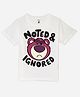 Wear Your Mind Cotton Knit Disney Toy Story Featuring Half Sleeves Lotso Printed Tee - White
