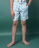 CRIMSOUNE CLUB Cotton Woven Triangles Printed Shorts - Green