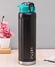 Hoom Stainless Steel Vacuum Sipper Bottle Black -750 ml