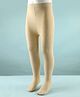 Cute Walk by Babyhug Cotton Woven Anti Bacterial Solid Coloured Tights - Beige