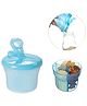 Safe-O-Kid Travel Milk Powder Dispenser  Baby Feeding Container, Blue, Pack of 2
