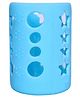 Safe-O-Kid BPA-Free Pure Silicone Bottle Cover  Soft, Non-Toxic, Protective Cover for Baby Bottles, Safe for Little Ones, Durable, Easy to Clean 120 ml, Blue - Pack of 1