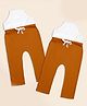 SuperBottoms Cotton Knit Pack Of 2 Solid Diaper Pants - Brown
