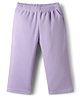 Kanvin Knit Full Length Solid Colour Fleece & Woollen Lounge Pant - Violet