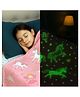 Devico Queen Size Glow in The Dark Blanket for Kids 214x144 Cm Soft Flannel Fleece Throw Cozy & Warm All Season Blanket for Kids for Boys & Girls Ages 2-15