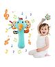 BitFeex Elephant Soft Plush Baby Rattle Toy  Animal Shaped Hanging Hand Toy with Bell Sound for Infant Boys and Girls Perfect Baby Gift