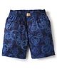 Noddy Abstract Printed Shorts - Navy Blue
