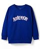 Honeyhap Premium 100% Cotton Knit Full Sleeves Sweatshirt With Text Print & Bio Finish - Limoges