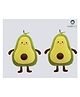 CuddleNest Avocado Soft toy Pair - Height 40 cm