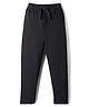Doreme Terry Knit Full Length Solid Color Lounge Pant - Black