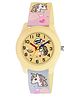 KIDSUN Unicorn Designed Analogue Watch - Yellow