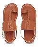 Tiber Taber Braid Designed Sandals - Brown