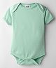 Kidi Wav Half Sleeves Polka Dots Printed Onesie - Mint