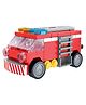 THINKER PLACE 8-in-2 Fire Vanguard Fire Rescue Vehicle (91 Pieces) | Learn About Fire Fighters | Building Block Set for Kids Age 7+ | STEM Educational Toy | Build, Collect & Create Robot or Fire Truck