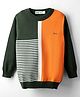 Noddy Full Sleeves Colour Blocked Tee - Orange