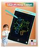 Fiddlerz LCD Writing Tablet for Kids 8.5 Inch Screen Colorful Drawing Pad with Lock Button Erase Function and Stylus Pen Learning Writing Board - Multicolor (Pack of 1)