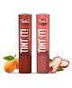 Glam21 Tint it! Lip Balm | Everyday Hydration & Moisturized Lips with Vitamin-E|Rose Apple & Apricot |3.5 g Each | Combo Pack Of 2