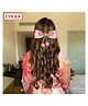 LYKAA Tulip Hair Bow Clip - Pink