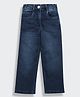 Tiny Girl Denim Mild Washed High Waist Jeans - Dark Blue