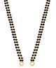 Kailash creation Black Beads Gold Plated Pearl Mangalsutra Chain for Women | Pack of 1