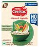 CERELAC Baby Food Cereal | No Refined Sugar | No Preservatives | 5 Grains & Vegetables for 18 to 24 Months Baby | Omega 3 Iron Protein Calcium Vitamin D for Babies | Instant Baby Food Cereal | 300g