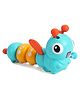 Play Nation Dancing Colorful Crawling Caterpillar Toy | Wind-Up Mechanism and Gear Movement |Fun Early Learning Activity for Toddlers | BIS |No Batteries Needed|Safe, Durable & Engaging - Blue
