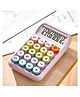 SYGA 12-Digit Extra Large Display Dopamine Calculator - Light Purple