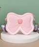 SYGA Silicone Bow-Shaped Sling Bag for Girls - Pink