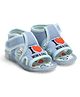 TOMSY CHOICE I love Mom & Dad Text Designed With Velcro Closure Sandals - Blue