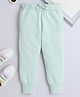 BABY NATION Knitted Knit Solid Joggers - Light Green