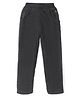 Yellow Apple Knit Full Length Solid Colour Fleece Pant - Charcoal Grey
