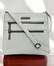 VISMIINTREND Pu Leather Sling Crossbody Bag for Women Girls Stylish Travel Handbag with Adjustable Strap Birthday Gift for Wife, Mother, Girls - Grey