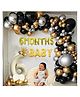 Shopperskart welcome baby decorations kit combo for girls| 6 month birtdhay decorations kit | Baby Balloon Box |-Multi color-Pack of-58
