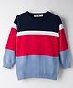 Noddy Full Sleeves Colour Blocked Winter Tee - Red