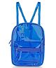 Echo Boomers Height 12 Inches Stylish Transparent Jelly Backpack - Blue
