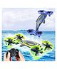 Magicwand 6 Channel Waterproof 2-in-1 Whale 6 AxisCan swim in water and fly in air  Quadcopter DronePack of 1 Multi-colored