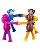 Magicwand Telescopic Suction Cup Cartoon Monkey Sensory Tubes with Lights for Toddlers [Multi-Colored][Pack of 2]