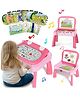 Sanjary Learning Activity Table for Kids Learning Writing Drawing Board for Educational Toy Toddlers for kids color design may vary