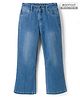 Pine Kids Denim Woven Full Length Washed Jeans - Blue