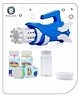Aditi Toys Dark Blue Gatling Bubble Gun with 100ml x 3 Bubble Solution and Free 100ml Refill Liquid  8-Hole Bubble Maker for Indoor & Outdoor Play, 100% Safe and Skin-Friendly