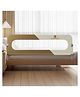 StarAndDaisy Bed Rails for Baby Safety, Bed Side Protector Guard-brown