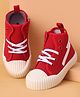 Cute Walk by Babyhug Solid Colour Casual Shoes - Red