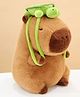 FUSKED Fluffies Capybara with Turtle Bag - Soft and Washable Adorable Gift for Birthday - 25 cm Plush for 3+ YEARS - 1 Piece