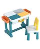 SYGA Kids Toy Table and Chair Set (Blue) - 1 Table & 1 Chairs
