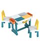 SYGA Kids Toy Table and Chair Set (Blue) - 1 Table & 2 Chairs