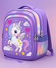 SYGA Height 16 Inches Kids Backpack Unicorn Sparkle Wings Rainbows and Magic Design with Waterproof School Bag for 6 to 9 Years School Students -Purple