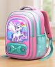 SYGA Height 14 Inch Kids Backpack Cute Unicorn Rainbow Cartoon Design with Waterproof School Bag for 3 to 6 Years School Students -Pink