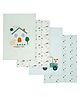 Tidy Sleep Changing Mat Happy Home Print Pack Of 4 - Multicolour