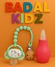 Badal Kidz Baby Combo Nose Sucker & Pacifier With Chain| Safe Nasal Aspirator + BPA-Free Pacifier  for Newborns & Infants- Pink & Green