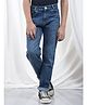 CRIMSOUNE CLUB Cotton Denim Solid Jeans - Navy Blue